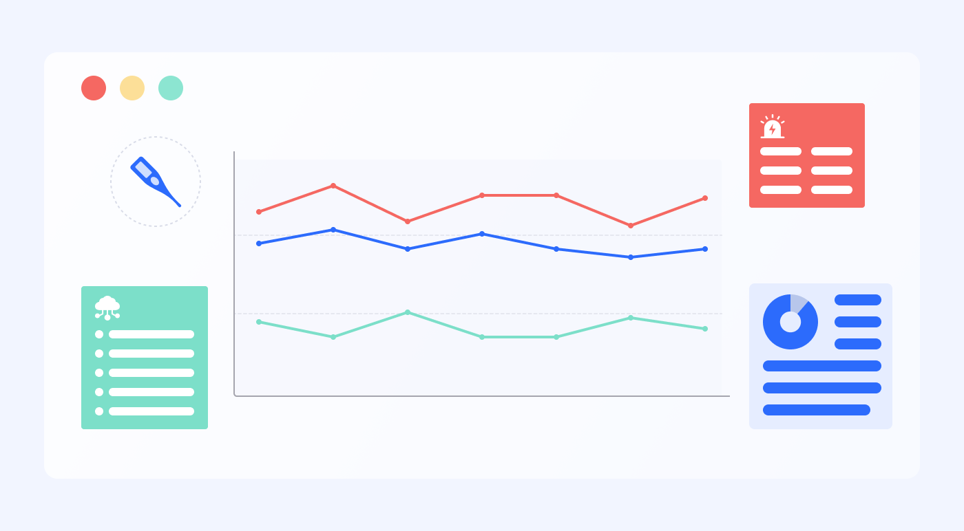 慢病患者数据分散管理解决方案示意图